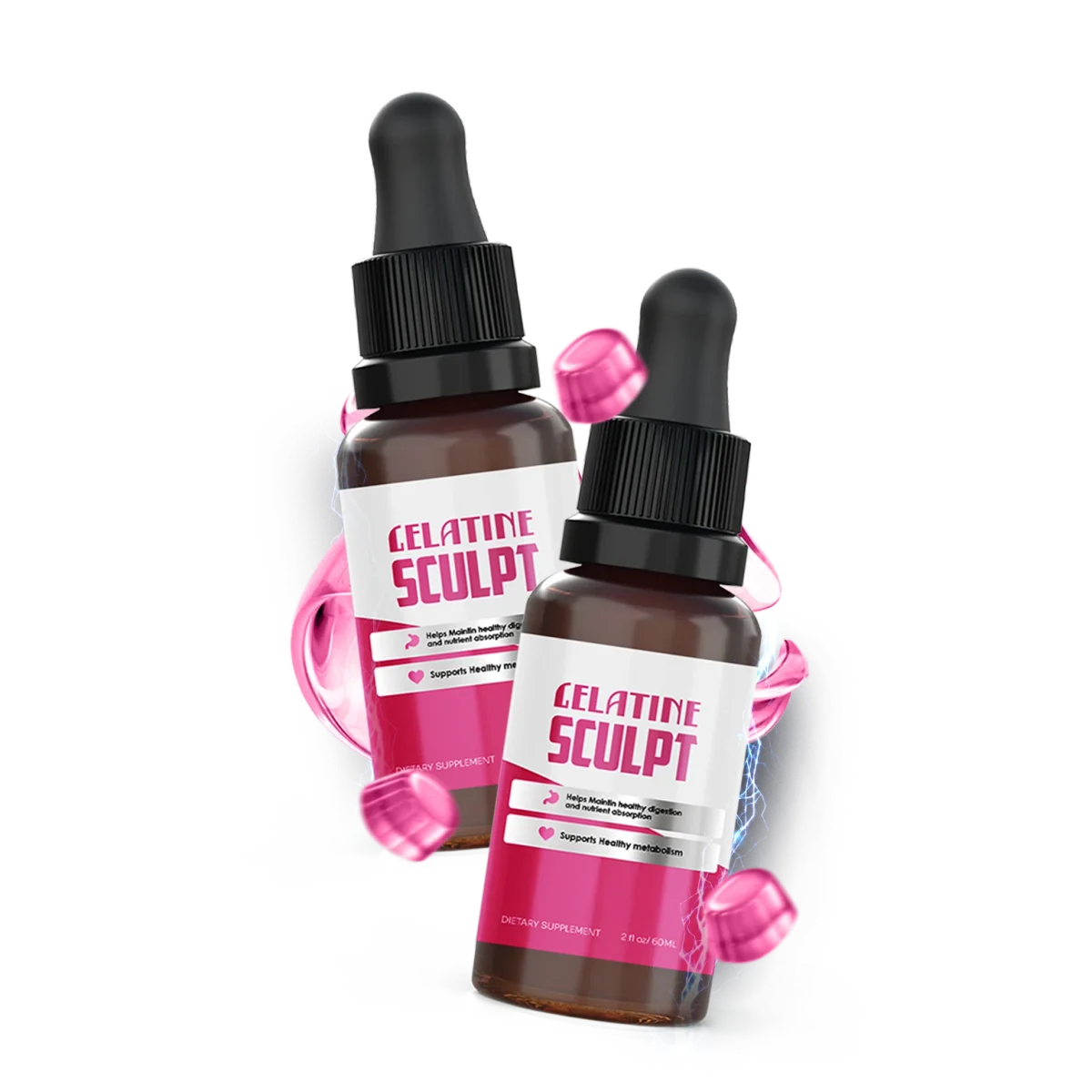 Gelatine Sculpt Weight Management Health — Front Label